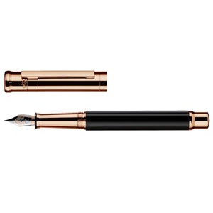 Otto Hutt Design 04 Black and Rose - Fountain Pen - 18K Gold