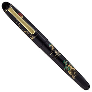 Platinum #3776 Century Urushi Maki-E Fountain Pen - Sansui