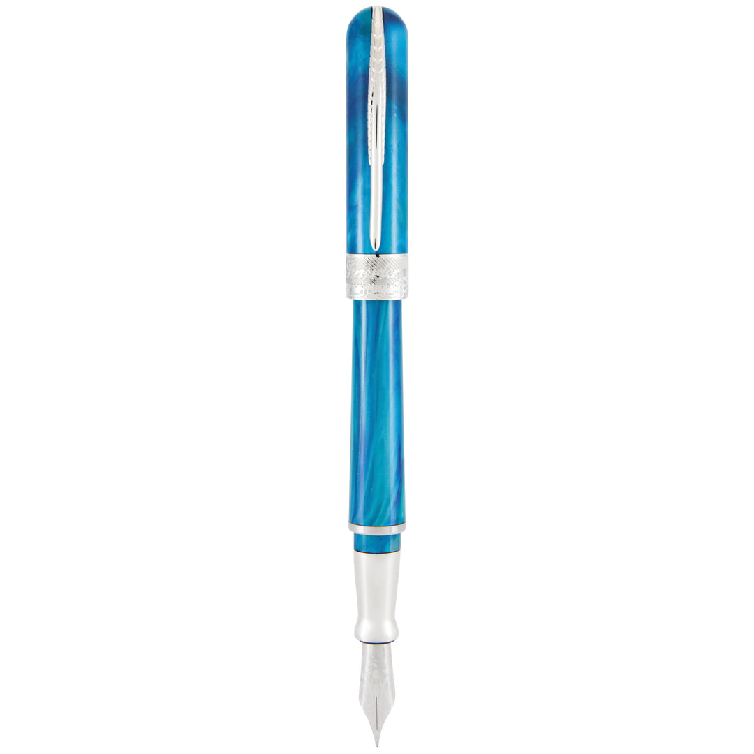Pineider Avatar UR Fountain Pen - Abalone Green