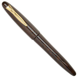Platinum Izumo Bombay Black Wood (Tagayasan) Fountain Pen - Gloss