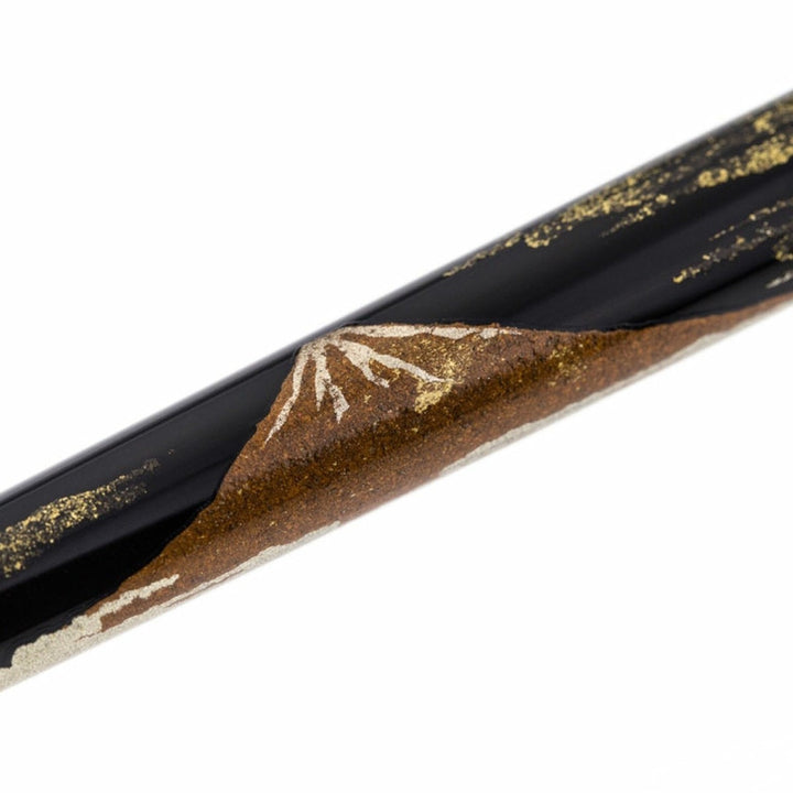 Platinum Classic Maki-E Kanazawa Leaf Fountain Pen - Red Mt. Fuji