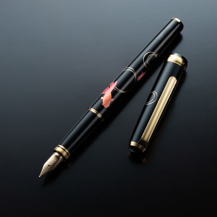 Platinum Classic Maki-E Kanazawa Leaf Fountain Pen - Goldfish