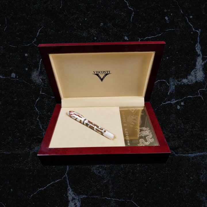 Visconti Limited Maki-e Dragon With Phoenix Fountain Pen Medium 