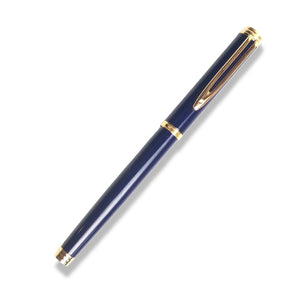 Waterman Ideal Gentleman Blue Lacquer and Gold Fountain Pen