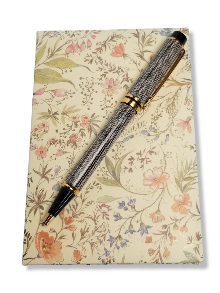 Waterman Le Man Rhapsody Caviar Lizard White Ballpoint Pen