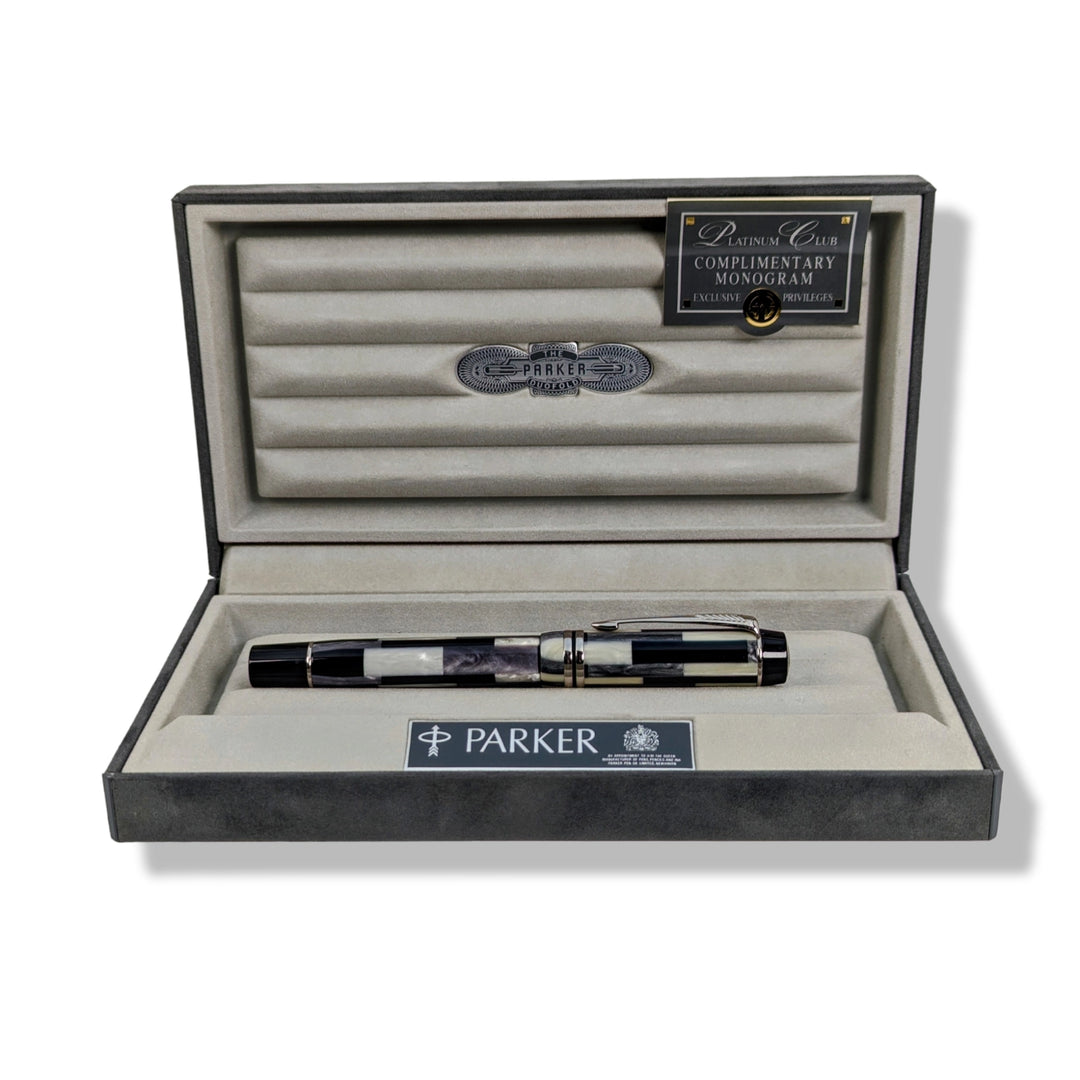 Parker Duofold Centennial Mosaic BW Fountain Pen