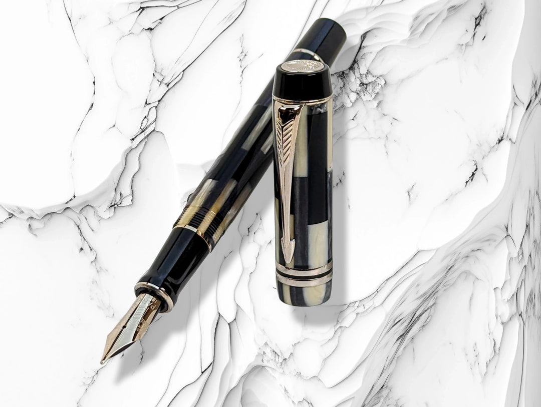 Parker Duofold Centennial Mosaic BW Fountain Pen