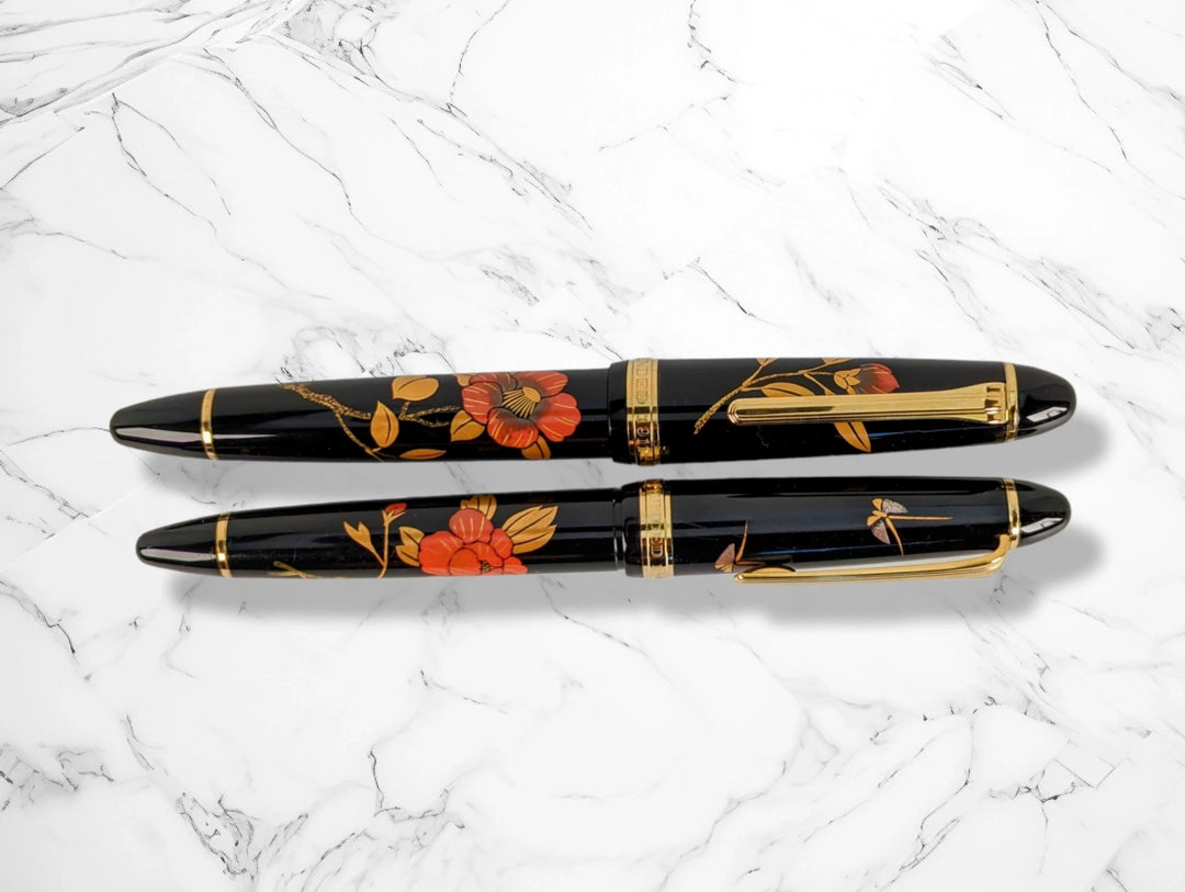 Sailor Maki-e Flower and Butterfly Fountain Pen