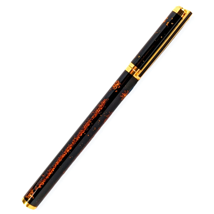 S.T. Dupont Classic Slim Gold Dust &amp; Chinese Lacquer Fountain Pen - Vintage