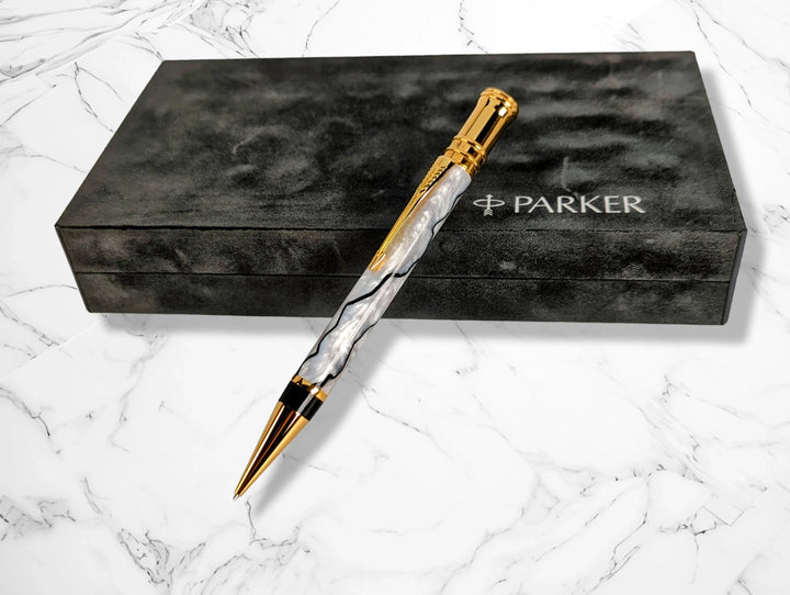 Parker Duofold Centennial Black and Pearl Mechanical Pencil
