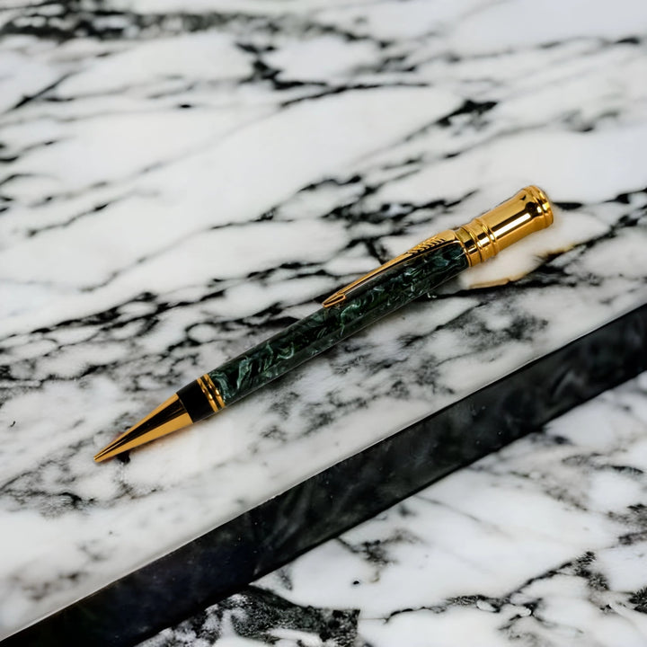 Parker Duofold Centennial Green Marbled Mechanical Pencil