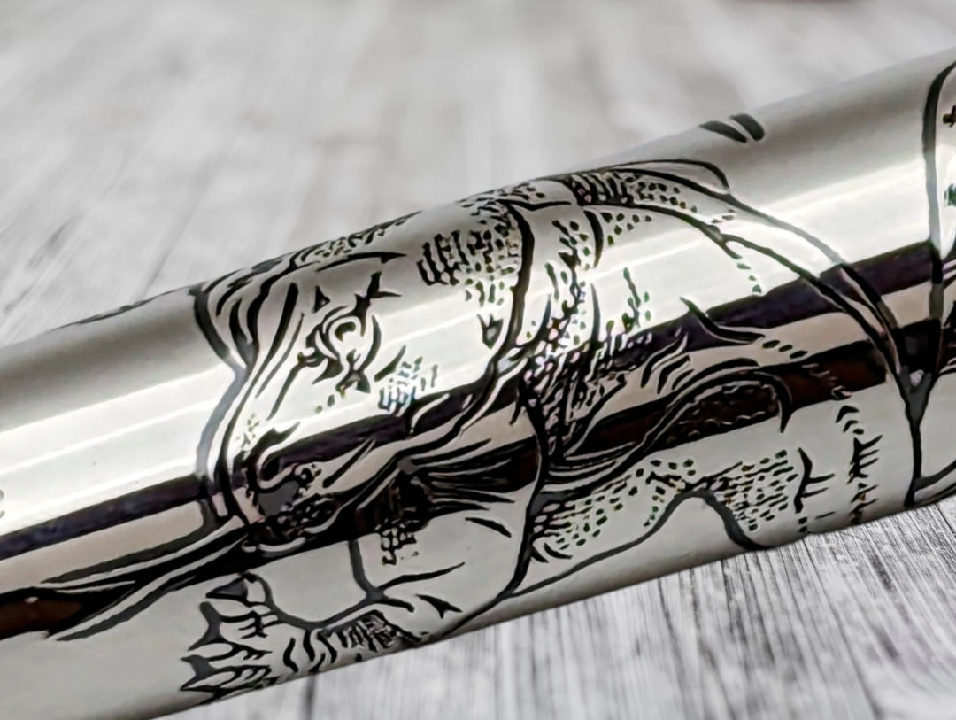 Pilot Sterling Silver Komodo Dragon Fountain Pen
