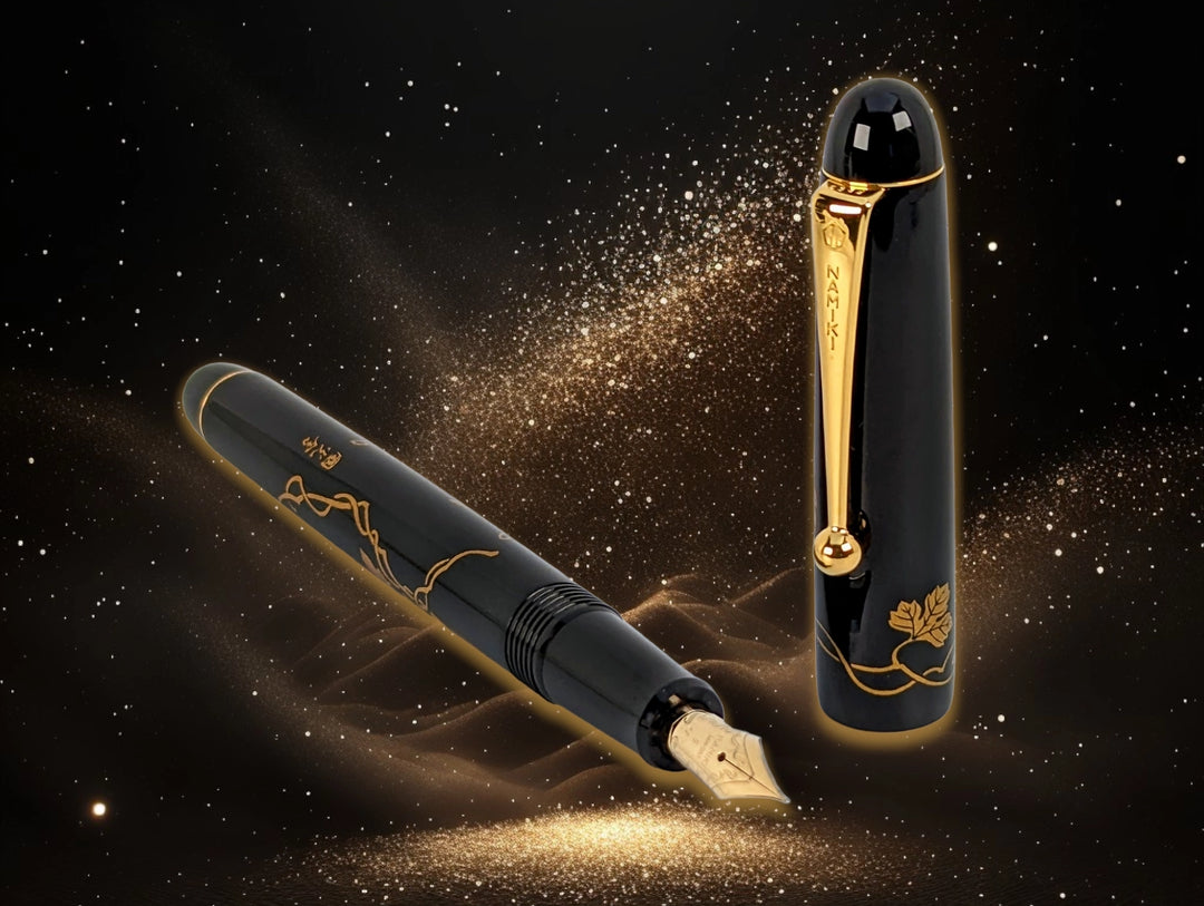 Namiki Nippon Art Red Grapes &amp; Vine Fountain Pen