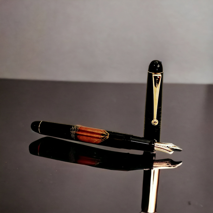 Pilot Maki-e Red Mt. Fuji Fountain Pen