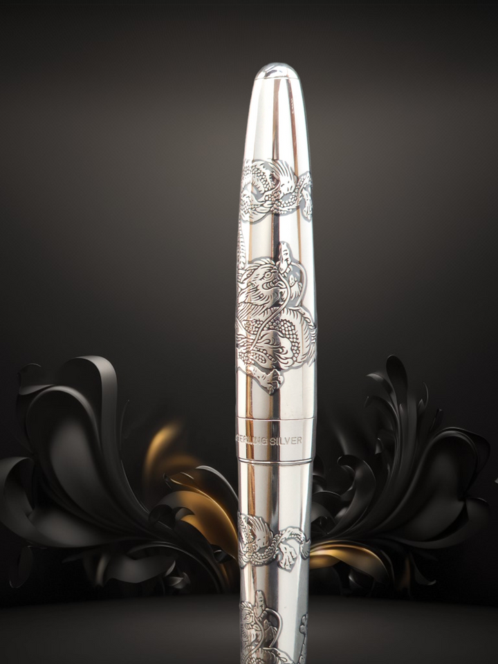 Namiki Sterling Silver Dragon Fountain Pen