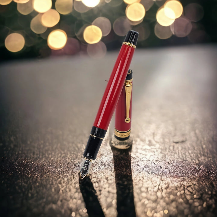 Pilot Custom 845 Urushi Fountain Pen - Vermillion