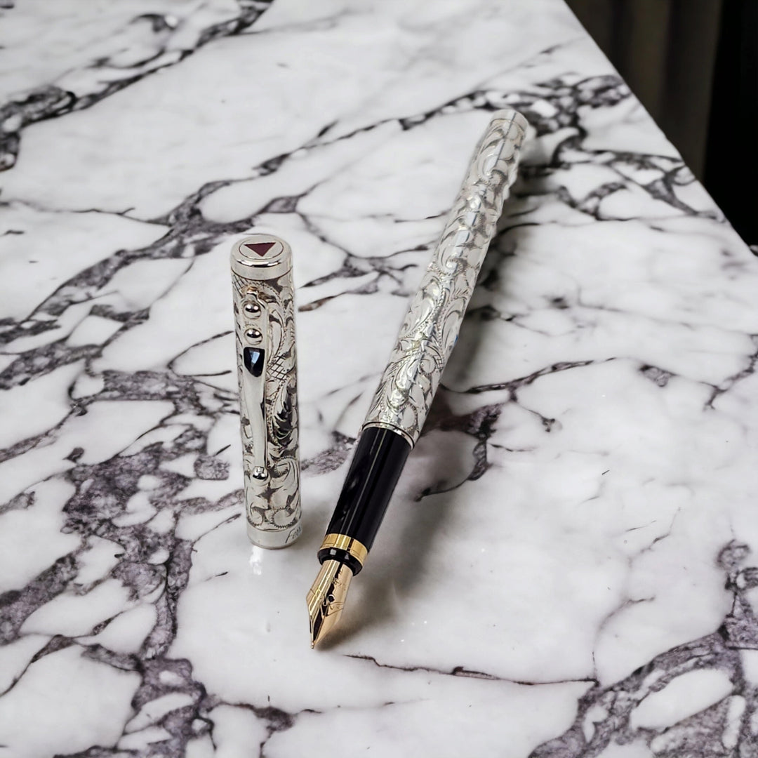 Ferrari da Varese - Sterling Silver Fountain Pen "Viennese"
