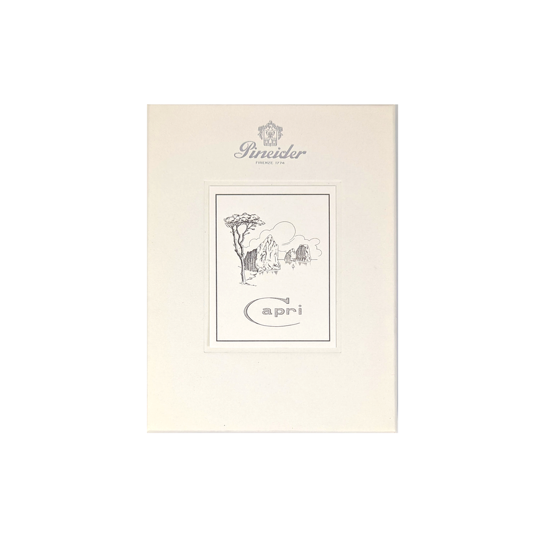 Pineider Capri - 6.25" x 4.5" Notecard &amp; Envelope Box (12ct)