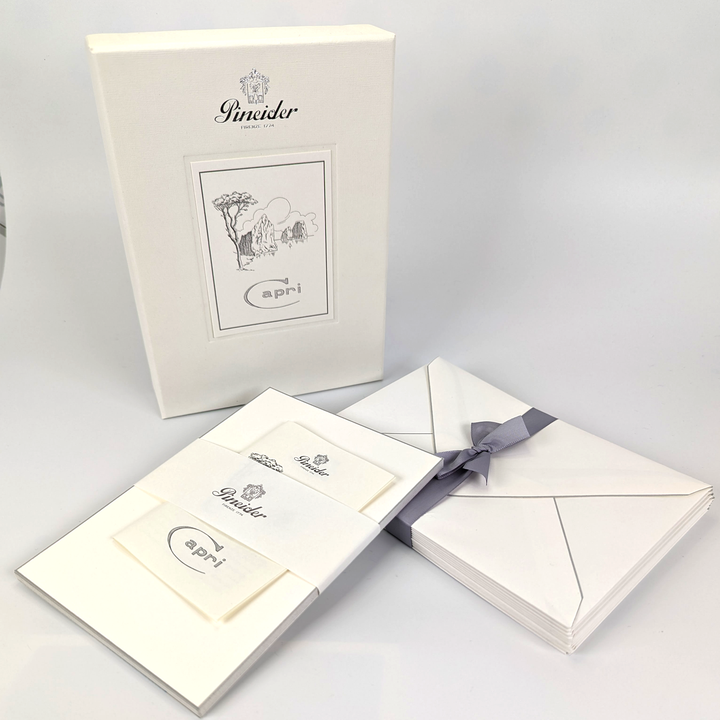 Pineider Capri - 6.25" x 4.5" Notecard &amp; Envelope Box (12ct)
