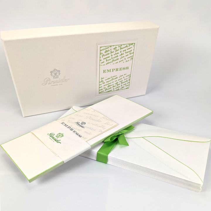Pineider Empress - 8.5" x 3.75" Notecard &amp; Envelope Box (12ct)