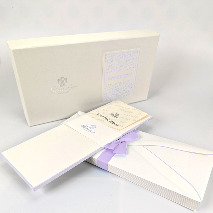 Pineider Empress - 8.5" x 3.75" Notecard &amp; Envelope Box (12ct)