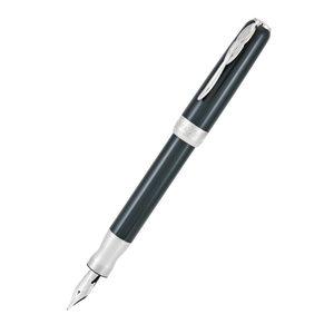 Pineider La Grande Bellezza Gemstones Fountain Pen -  Hematite Gray