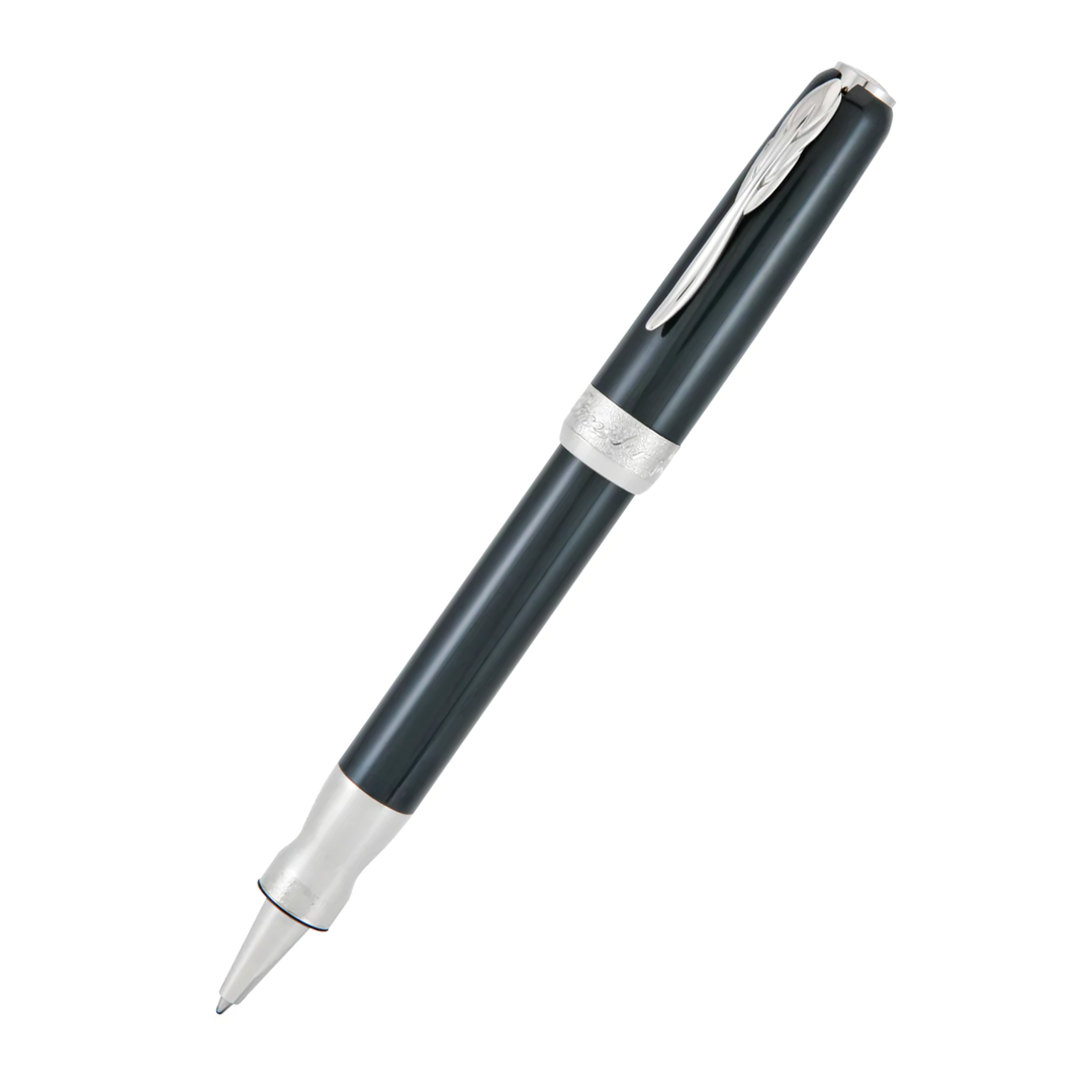 Pineider La Grande Bellezza Gemstones Rollerball Pen - Hematite Gray