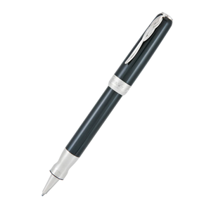 Pineider La Grande Bellezza Gemstones Rollerball Pen - Hematite Gray