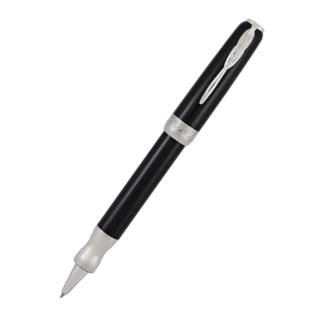 Pineider La Grande Bellezza Gemstones Rollerball Pen - Uber Black