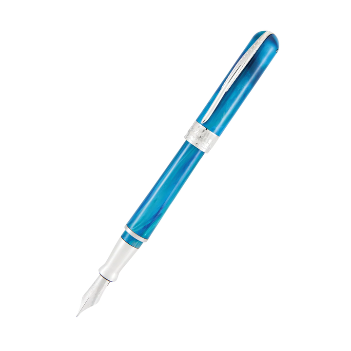Pineider Avatar UR Fountain Pen - Abalone Green