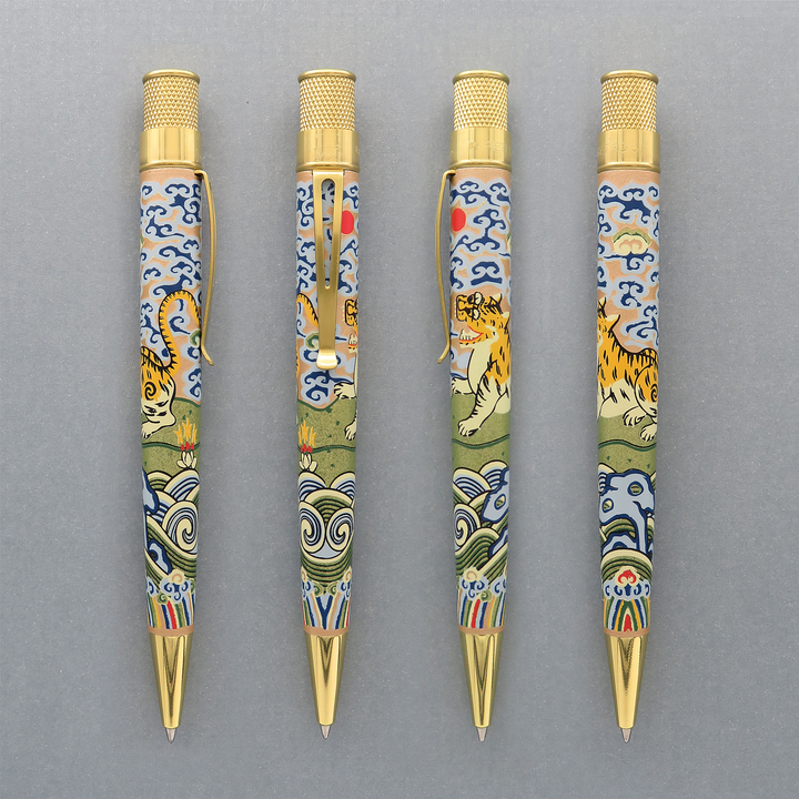 Retro 51 - The Met - Chinese Tiger Rank Badge Rollerball
