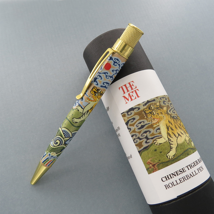 Retro 51 - The Met - Chinese Tiger Rank Badge Rollerball