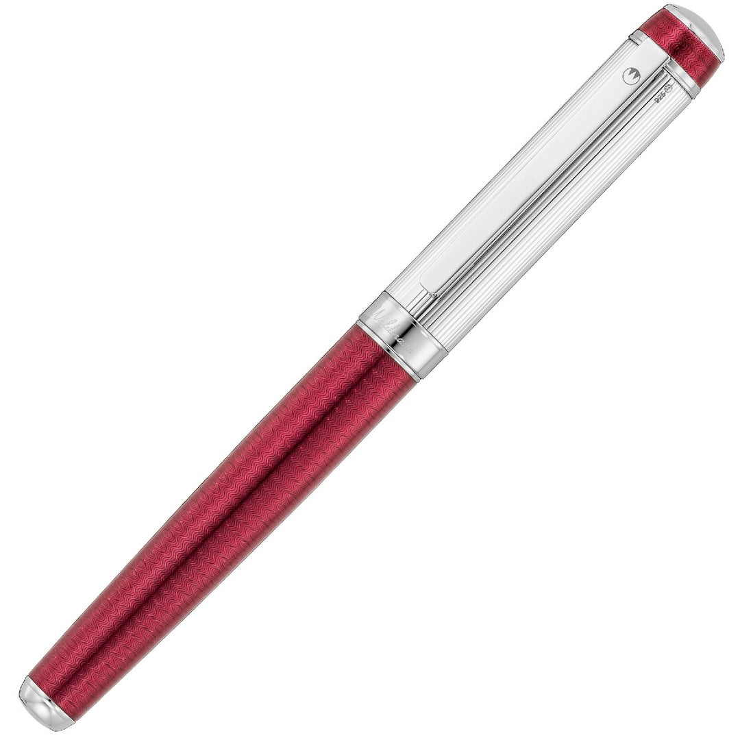 Waldmann Grandeur Fountain Pen - Burgundy - 18K Gold