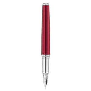 Waldmann Grandeur Fountain Pen - Burgundy - 18K Gold