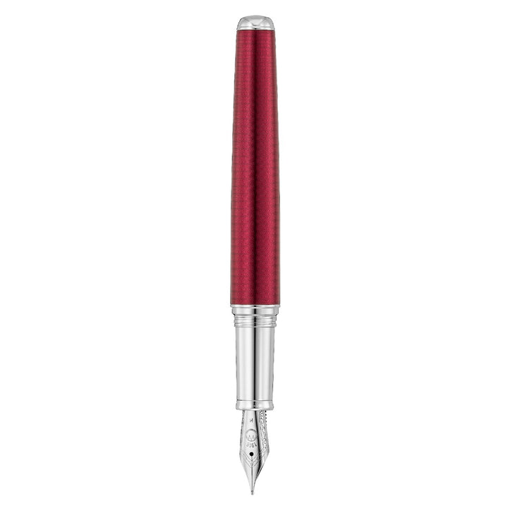 Waldmann Grandeur Fountain Pen - Burgundy - 18K Gold