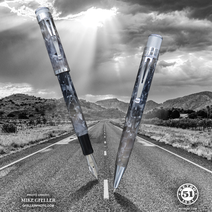 Retro 51 Popper Rollerball - Silver Lining