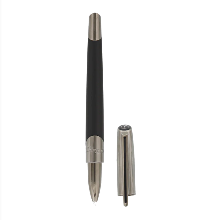 S.T. Dupont Défi Millenium Rollerball Pen - Gunmetal &amp; Matte Black