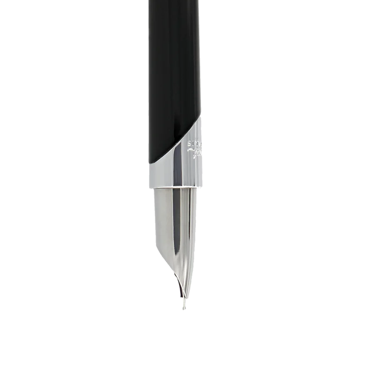 S.T. Dupont Défi Millenium Fountain Pen - Silver &amp; Black