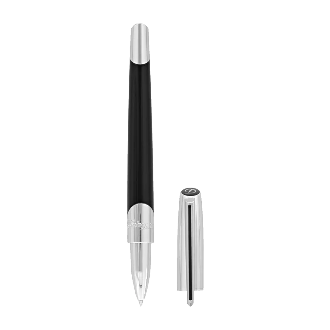 S.T. Dupont Défi Millenium Rollerball Pen - Silver &amp; Black