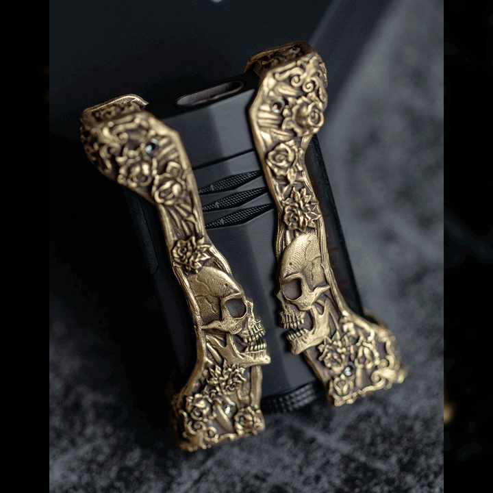 S.T. Dupont Defi XXtreme Skull &amp; Roses Lighter