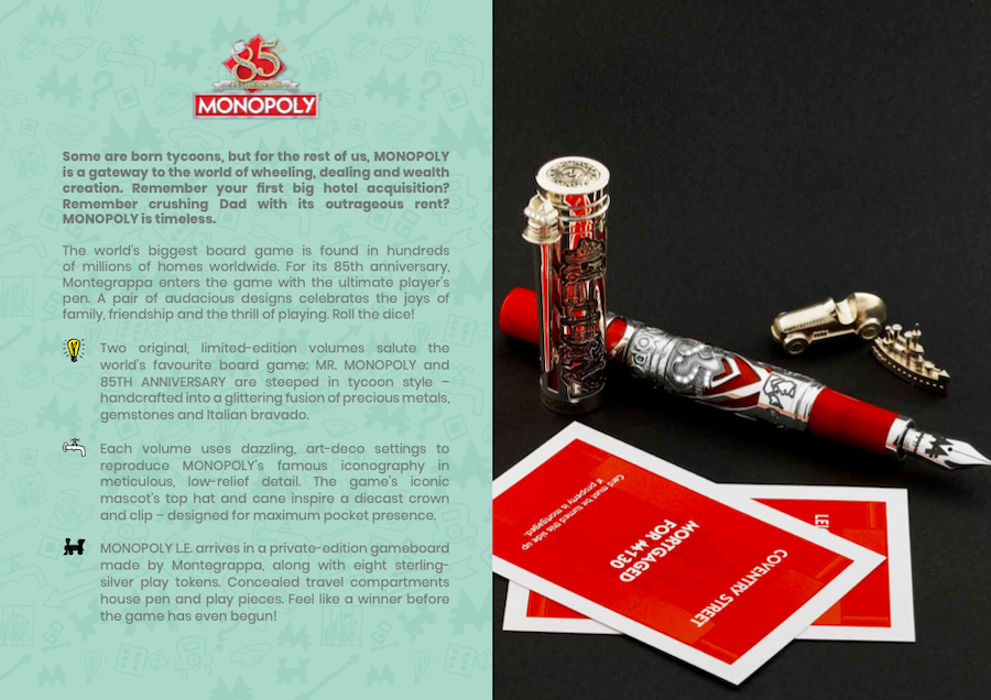 Montegrappa Monopoly L.E. 85th Anniversary - Fountain Pen