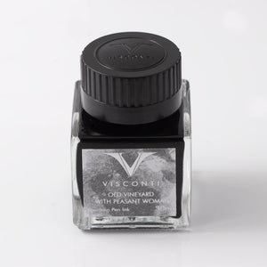 Visconti Van Gogh Old Vineyard with Peasant Woman - Ink - Grey