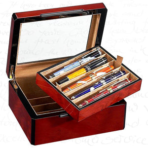 Venlo Triple Burlwood 10 Pen Case