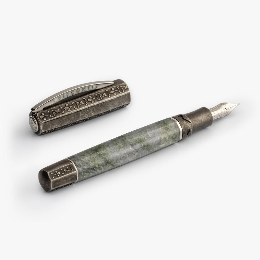 Visconti il Magnifico Fountain Pen - Green Marble