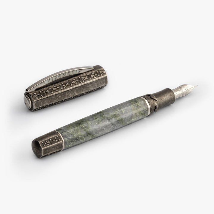 Visconti il Magnifico Fountain Pen - Green Marble