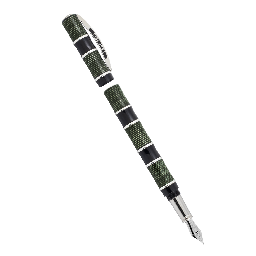 Visconti Asia Bamboo Fountain Pen - Green