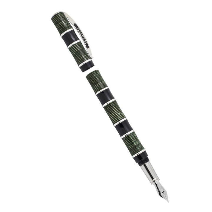 Visconti Asia Bamboo Fountain Pen - Green