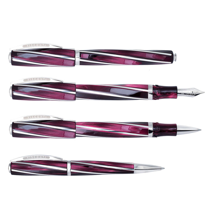 Visconti Divina Elegance Bordeaux - Oversize Fountain Pen (14k nib)
