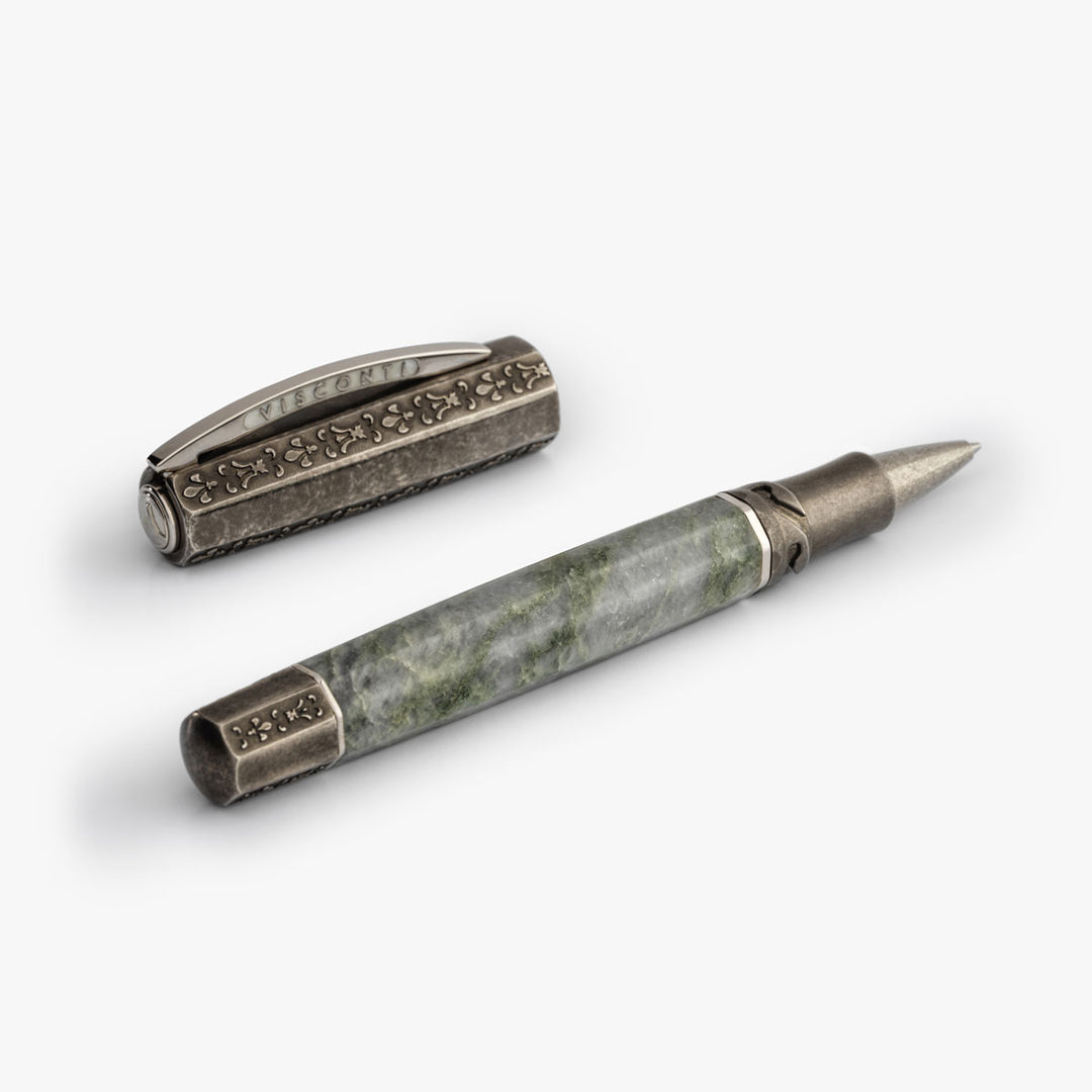 Visconti il Magnifico Rollerball Pen - Green Marble