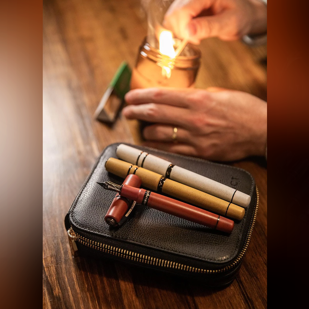 Visconti 12 Pen Leather Case